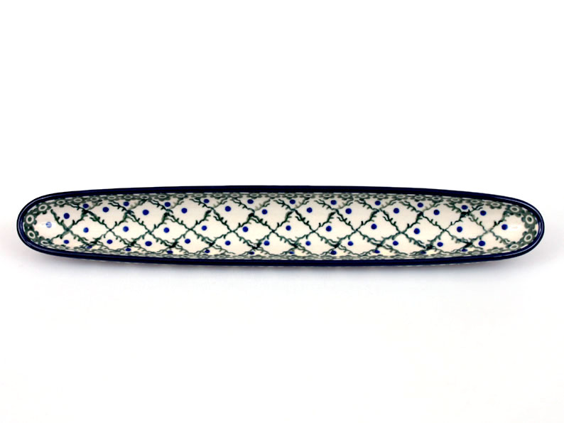 miska na olivy větší 31 cm   Modré listy