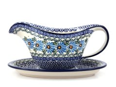 Sauce Boat with Saucer   Asters