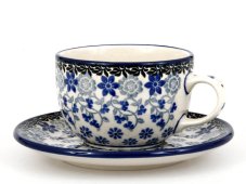 Tasse mit Untertasse 0,2 l Gefrorene Wiese