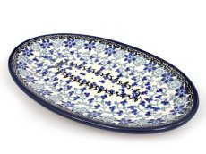 Oval Plate 22 cm (8") Frozen Meadow