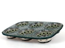 Muffinform 29 cm   Aztec Sonne grüne