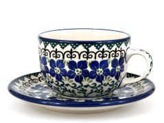 Cup with Saucer 0,2 l (7 oz)   Flax Flower