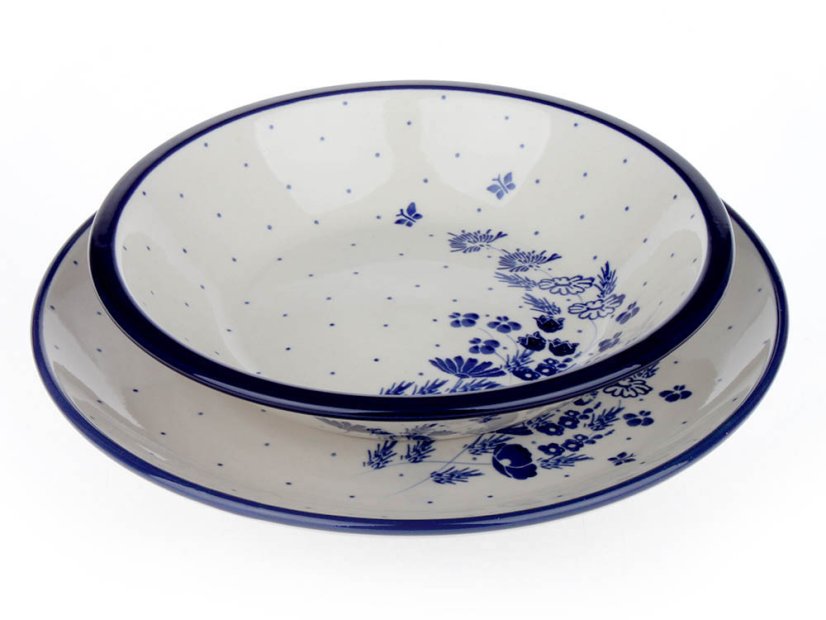 Shallow Plate 25 cm (10")   Soft Blue