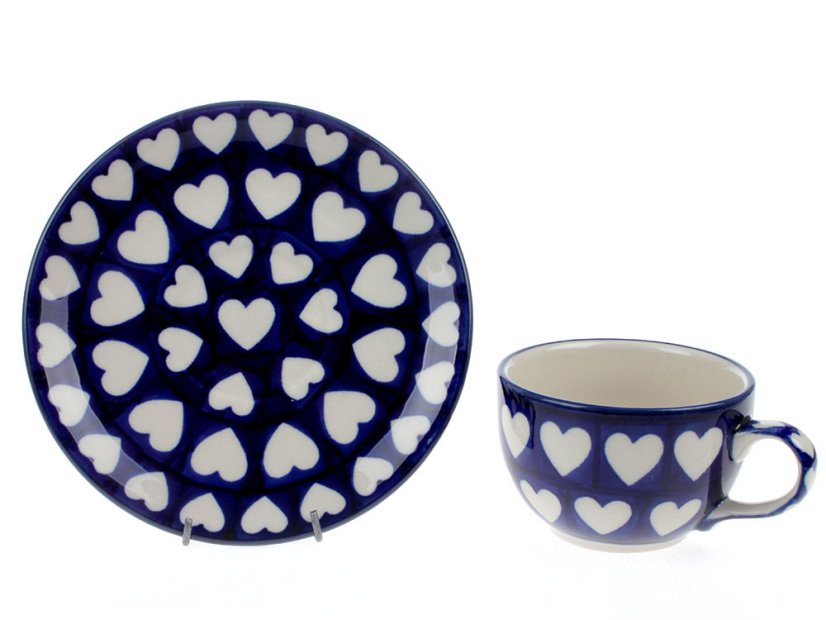 Cup with Saucer 0,1 l (4 oz)   Hearts