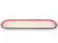 Platter 42 cm (16")   Red Hearts