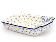 Auflaufform  mit Griffe 39 cm   Libellen