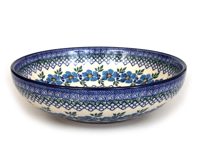 Low Bowl  22 cm (9")   Blue Rose