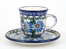 Mocca Cup with Saucer 0,06 l (2 oz) Asters