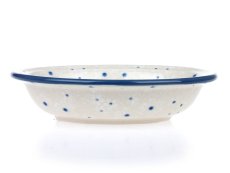 Seifenschale oval 14 cm   Schneeblumen