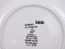 Dessertteller 21 cm   Meisen im Winter UNIKAT