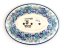 Soap Dish with Holes 14 cm (6")   Blue Summer UNIKAT