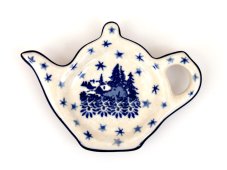 "Jug" Teabag Plate   Christmas