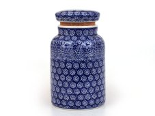 Jar with Cork Lid 18 cm (7") Lace