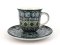 Mocca Cup with Saucer 0,06 l (2 oz)   Aztec Sun green