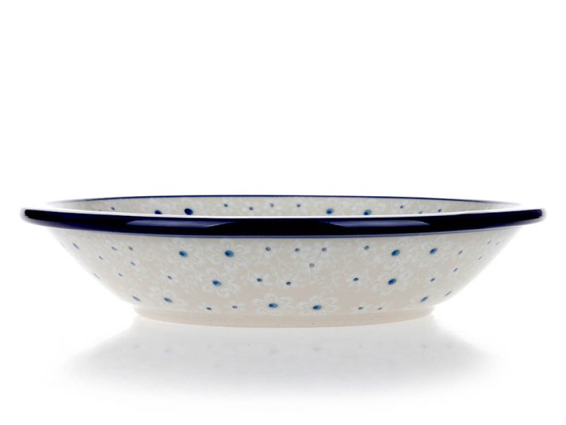 talíř hluboký 21 cm   Sněhové květy