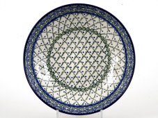 Low Bowl 27 cm (11")   Blue Leaves