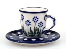 Mocca Cup with Saucer 0,06 l (2 oz) Daisy