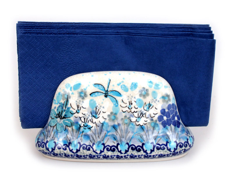 Napkin Holder   Blue Summer UNIKAT