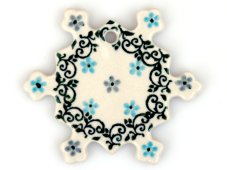 ozdoba 7,5 cm Tyrkys