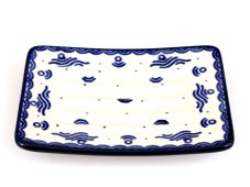 Seifenschale eckig Aqua