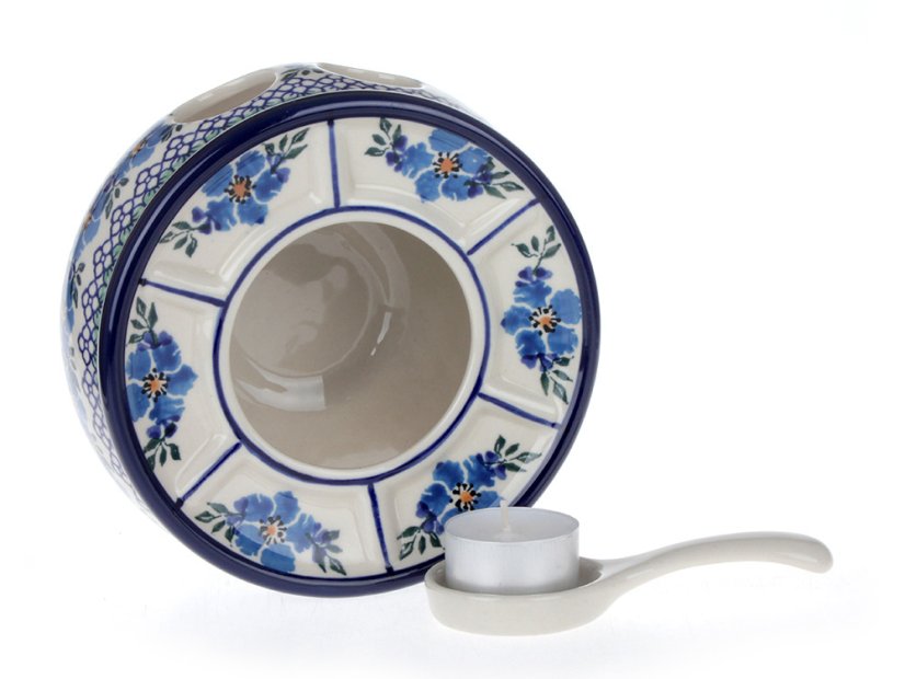 Tea Warmer   Blue Rose