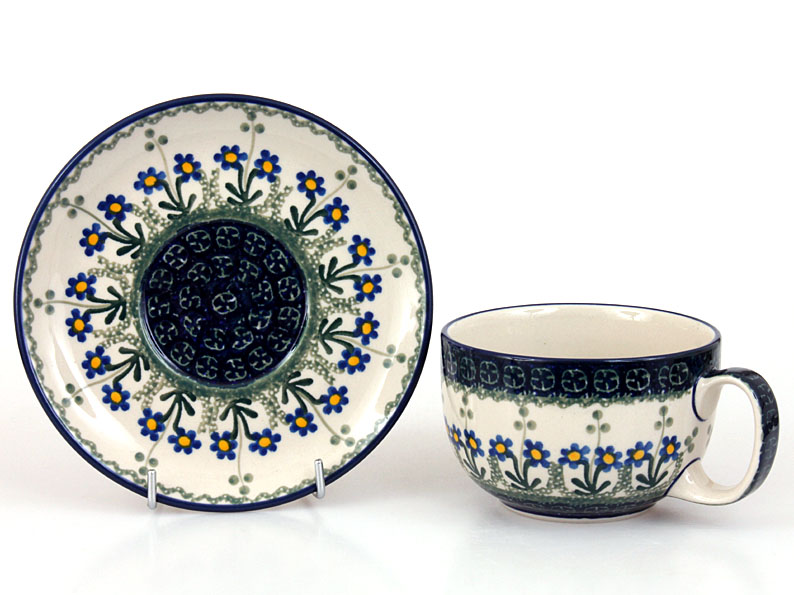 Cup with Saucer 0,35 l (13 oz)   Flower Garden