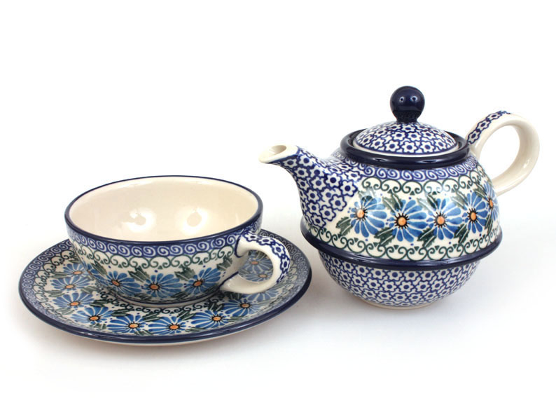 One-cup Teapot 0,6 l+0,25 l   Asters