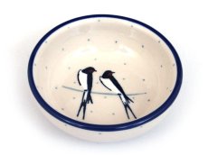 Low Bowl  9 cm (3.5")   Swallows UNIKAT