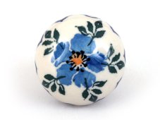 Round Cork Blue Rose