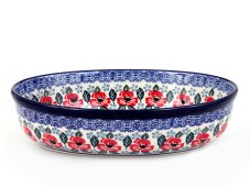 Oval Baking Dish 24 cm (9")   Poppies