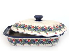 Baking Dish with Lid 31 cm (12")   Wreath