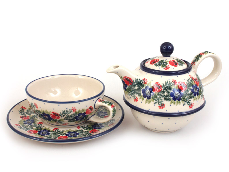One-cup Teapot 0,6 l+0,25 l   Wreath