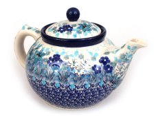 Teekanne 1,2 l   Blaue Sommer UNIKAT