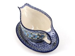Sauce Boat with Saucer   Asters