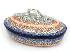 Oval Baking Dish with Lid 31 cm (12") Greek