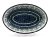 Auflaufform oval 24 cm   Blumengarten