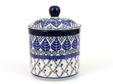 Jar with Lid 0,55 l (18 oz) Blue Leaves