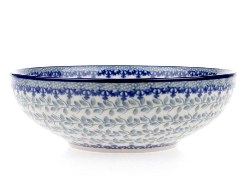 Low Bowl  17 cm (7")   Titmouses in Winter UNIKAT
