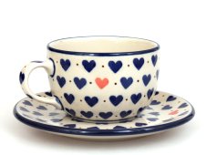 Tasse mit Untertasse 0,2 l In Love