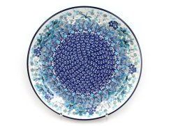 talíř na zavěšení 26,5 cm   Modré léto  UNIKÁT