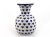 Vase klein 14 cm   Blaue Herzchen