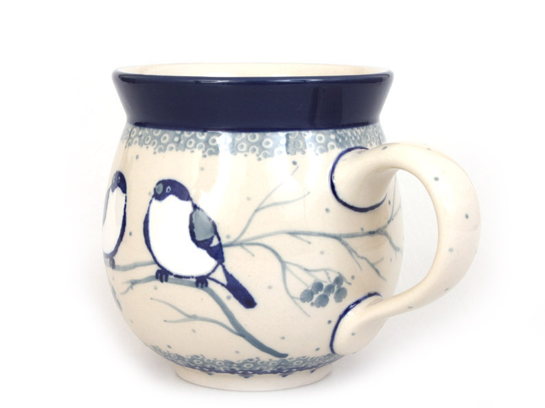 Bubble Mug 0,35 l (12 oz)   Titmouses in Winter UNIKAT