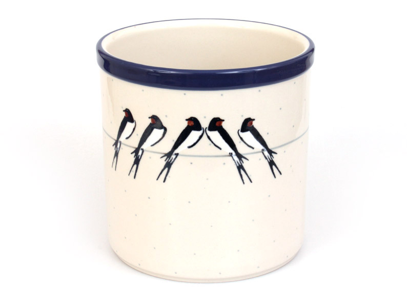 Jar for Utensil 15 cm (6")   Swallows UNIKAT