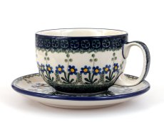 Cup with Saucer 0,35 l (13 oz) Flower Garden