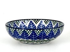 Low Bowl 13 cm (5")   Blue Leaves