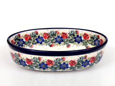 Oval Baking Dish 21 cm (8")   Wreath