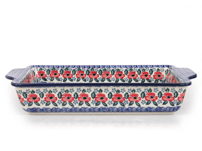 Baking Dish 39 cm (15")   Poppies
