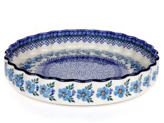 Pie Baking Dish 29 cm (11") Blue Rose