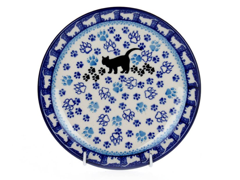 Dessert Plate 18 cm (7")   Black Cat