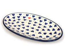 Oval Plate 22 cm (8")   In Love